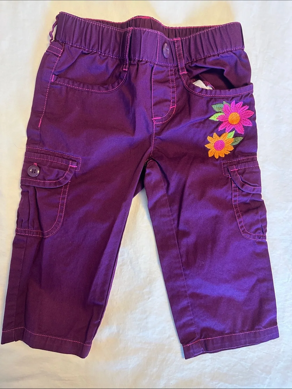 Gymboree Pink and Purple Floral Girls Set